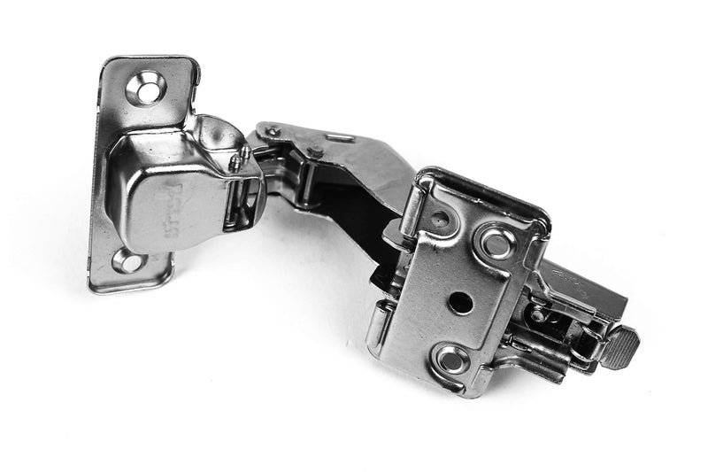 Berta 2-Pack Frameless Soft-Close Cabinet Hinges, 3D Adjustable Clip-On with Mounting Screws for 45Â° Corner Applications â€“ Durable & Easy to Install - Image 4